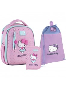 Рюкзак в комплекті 3 в 1 Hello kitty KITE HK26-555S-1+601M-4+622