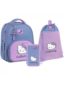 Рюкзак в комплекті 3 в 1 Hello kitty KITE HK26-556M+601M-4+623