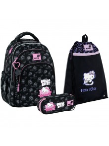 Рюкзак в комплекті 3 в 1 Hello kitty KITE HK26-763M+601M-7+599-1