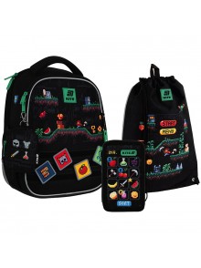 Рюкзак в комплекті 3 в 1 Pixel Game KITE K25-555S-4+600M-6+623-2