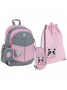 Рюкзак в комплекті 3 в 1 Panda KITE K25-771S-1+600M-21+662-9