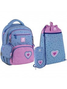 Рюкзак в комплекті 3 в 1 Lovely KITE K25-773M-1+601M-15+599-11