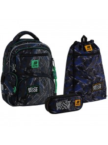 Рюкзак в комплекті 3 в 1 Beast Mode KITE K25-773M-3+601M-10+599-8