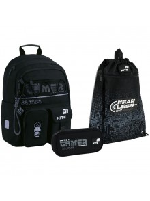 Рюкзак в комплекті 3 в 1 Gamer KITE K26-584M-5+601M-32+662-15
