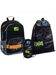 Рюкзак в комплекті 3 в 1 Street Style KITE K26-585M-4+601M-33+662-19
