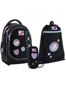 Рюкзак в комплекті 3 в 1 Pretty Kitty KITE K26-724S-1+601M-38+662-1