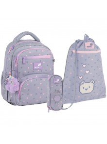 Рюкзак в комплекті 3 в 1 Cute Monster KITE K26-773M-3+601M-18+599-17
