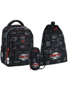 Рюкзак в комплекті 3 в 1 Tokyo KITE K26-773M-5+601M-36+599-18