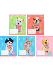 Зошит 12 аркушів, лінія (1 шт.) KITE Studio Pets SP22-234