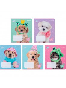 Зошит 18 аркушів, клітинка (1 шт.) Kite Studio Pets SP24-236