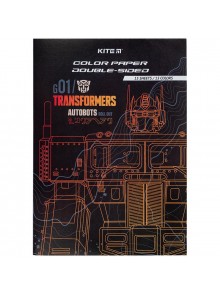 Папір кольоровий двосторонній KITE Transformers TF24-250